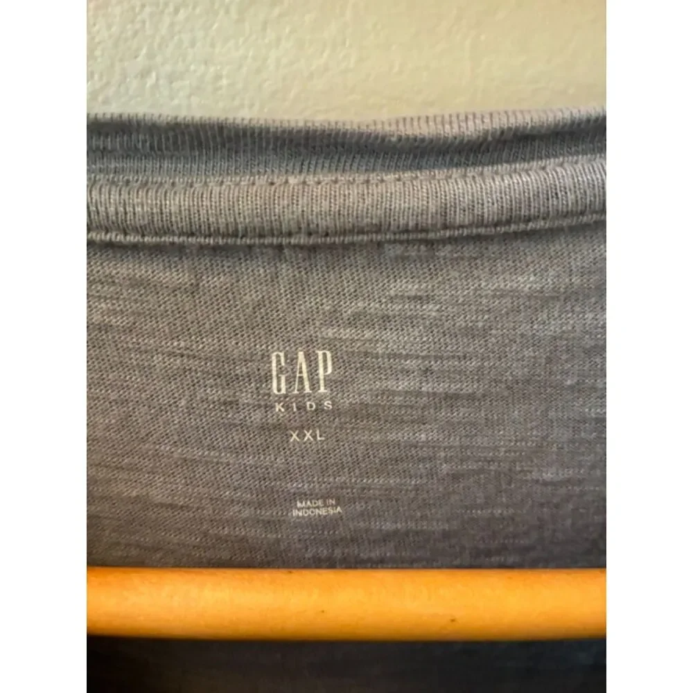 GAP Kids Flutter Sleeve Tee | Girls XXL (14-16) | Gray | EUC